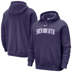 Nike - Sacramento Kings 2025/26 City Edition Essential Remix Club Hoodie - Purple