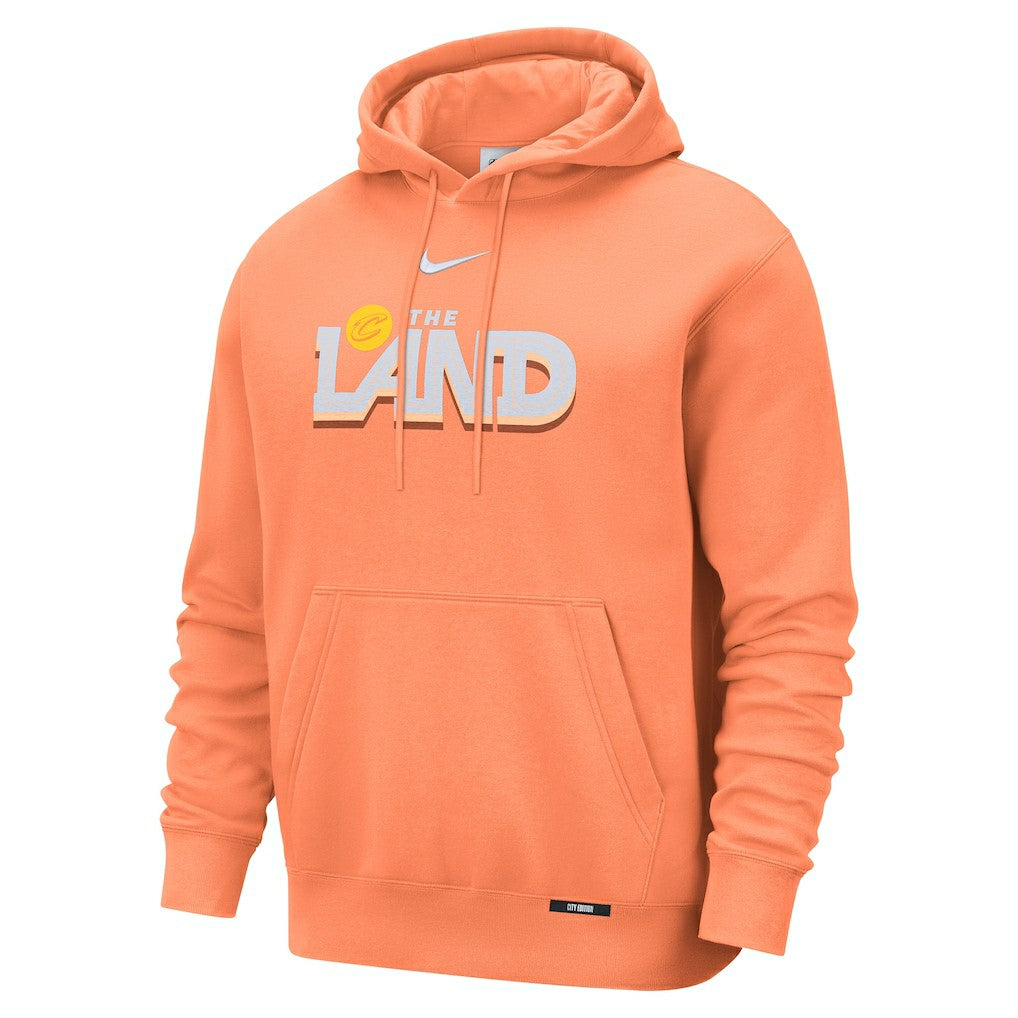 Nike - Cleveland Cavaliers 2025/26 City Edition Essential Remix Club Hoodie - Orange
