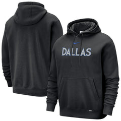 Nike - Dallas Mavericks 2025/26 City Edition Essential Remix Club Hoodie - Black