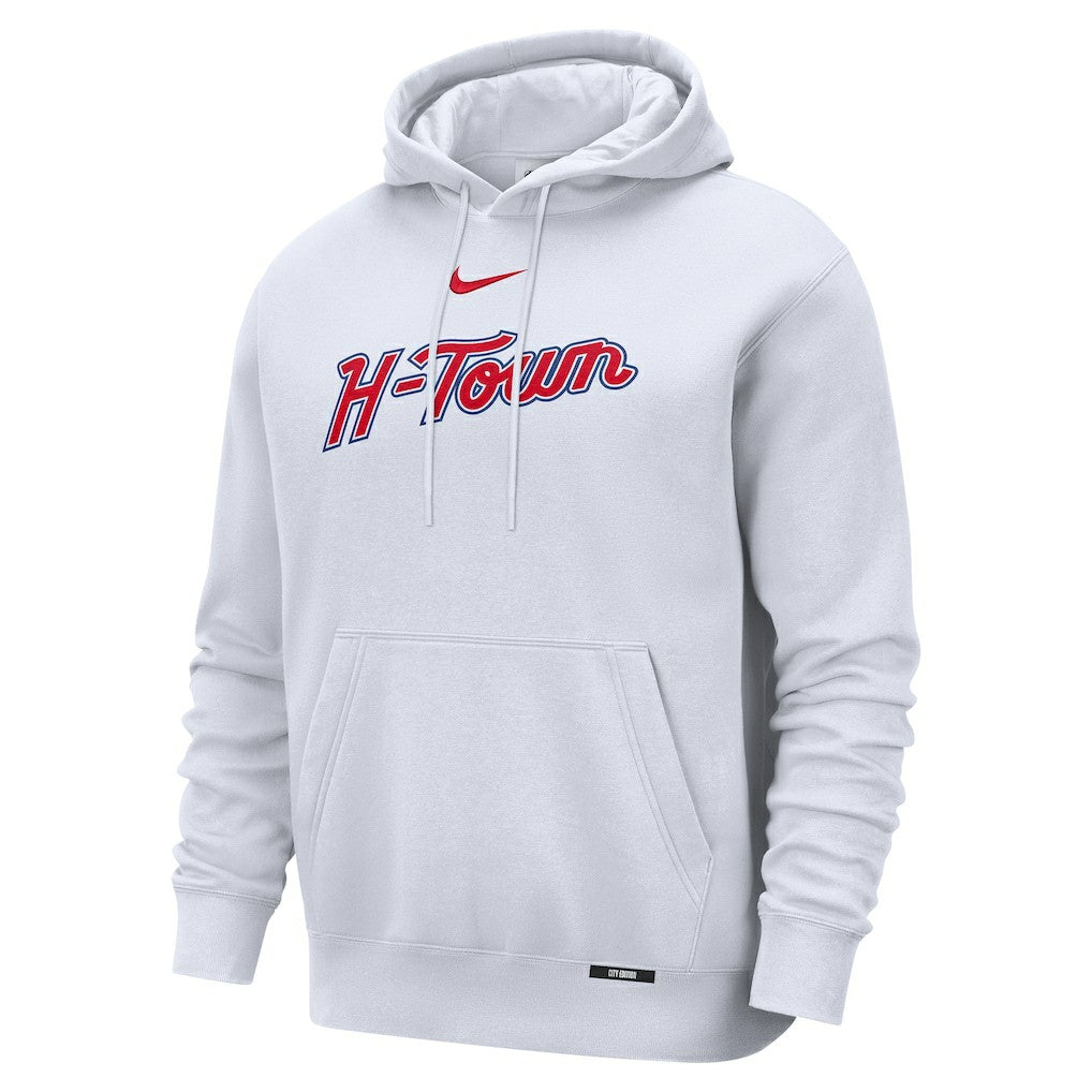 Nike - Houston Rockets 2025/26 City Edition Essential Remix Club Hoodie - White