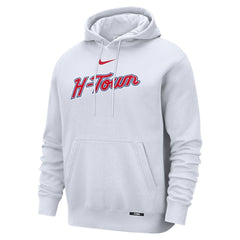 Nike - Houston Rockets 2025/26 City Edition Essential Remix Club Hoodie - White