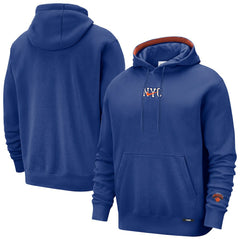 Nike - New York Knicks 2025/26 City Edition Courtside Remix Premium Hoodie - Blue