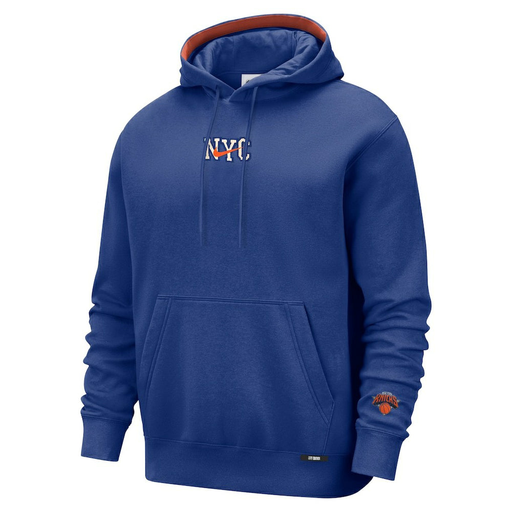 Nike - New York Knicks 2025/26 City Edition Courtside Remix Premium Hoodie - Blue