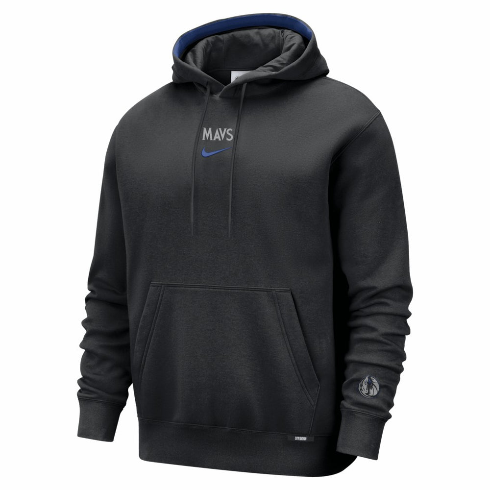 Nike - Dallas Mavericks 2025/26 City Edition Remix Premium Courtside Hoodie - Black