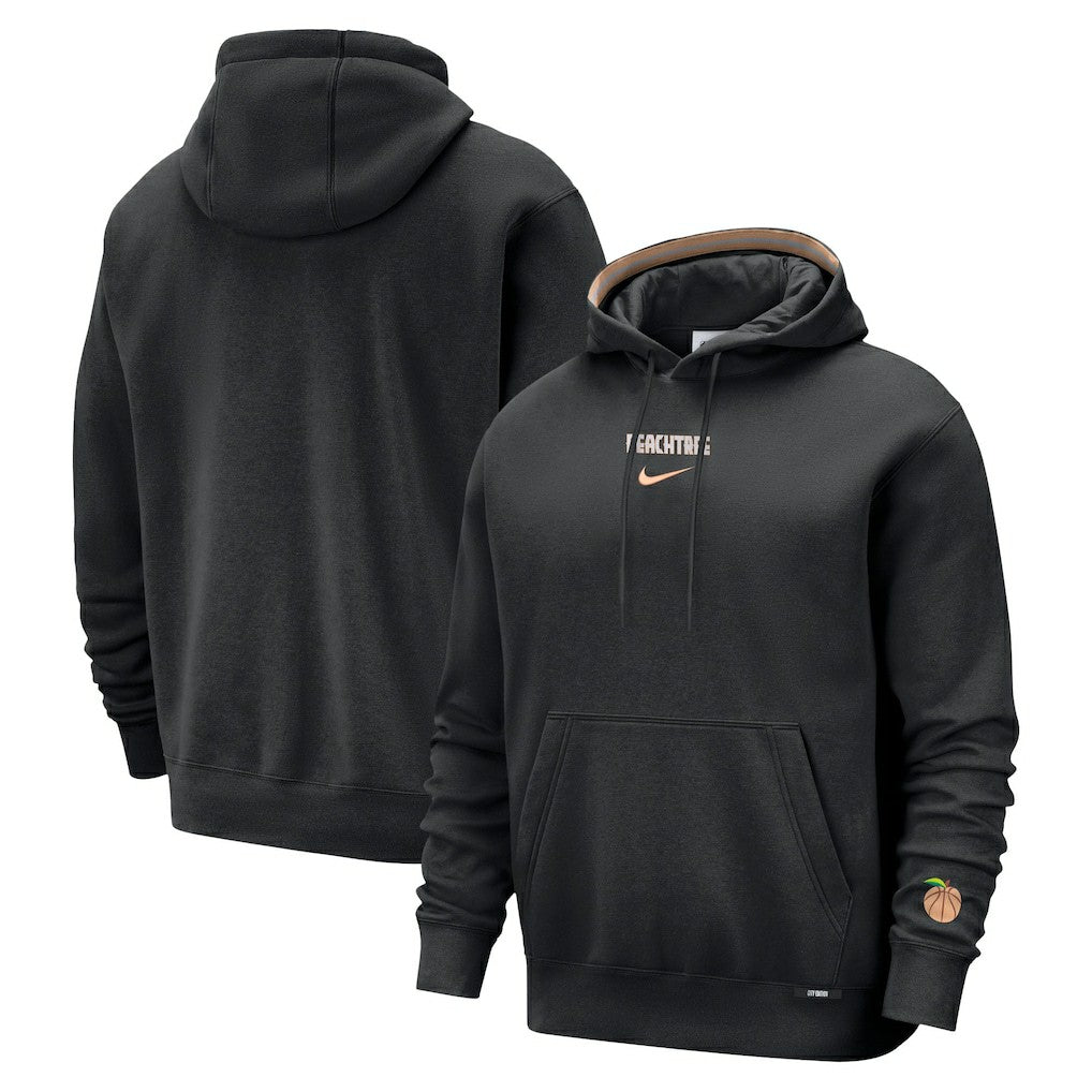 Nike - Atlanta Hawks 2025/26 City Edition Courtside Remix Premium Hoodie - Black