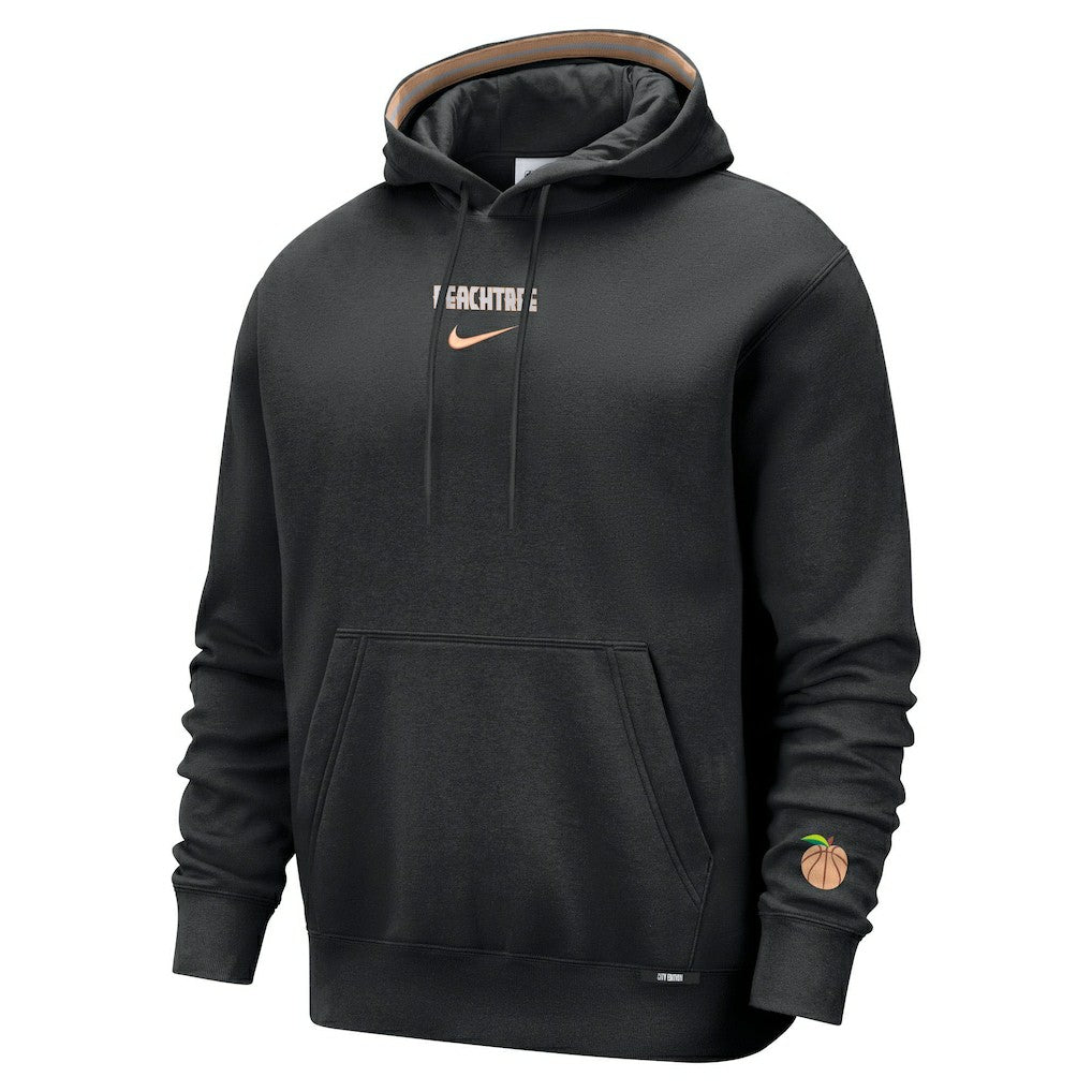 Nike - Atlanta Hawks 2025/26 City Edition Courtside Remix Premium Hoodie - Black
