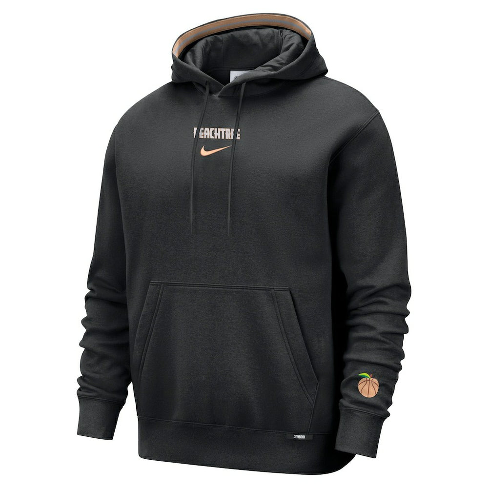 Nike - Atlanta Hawks 2025/26 City Edition Courtside Remix Premium Hoodie - Black