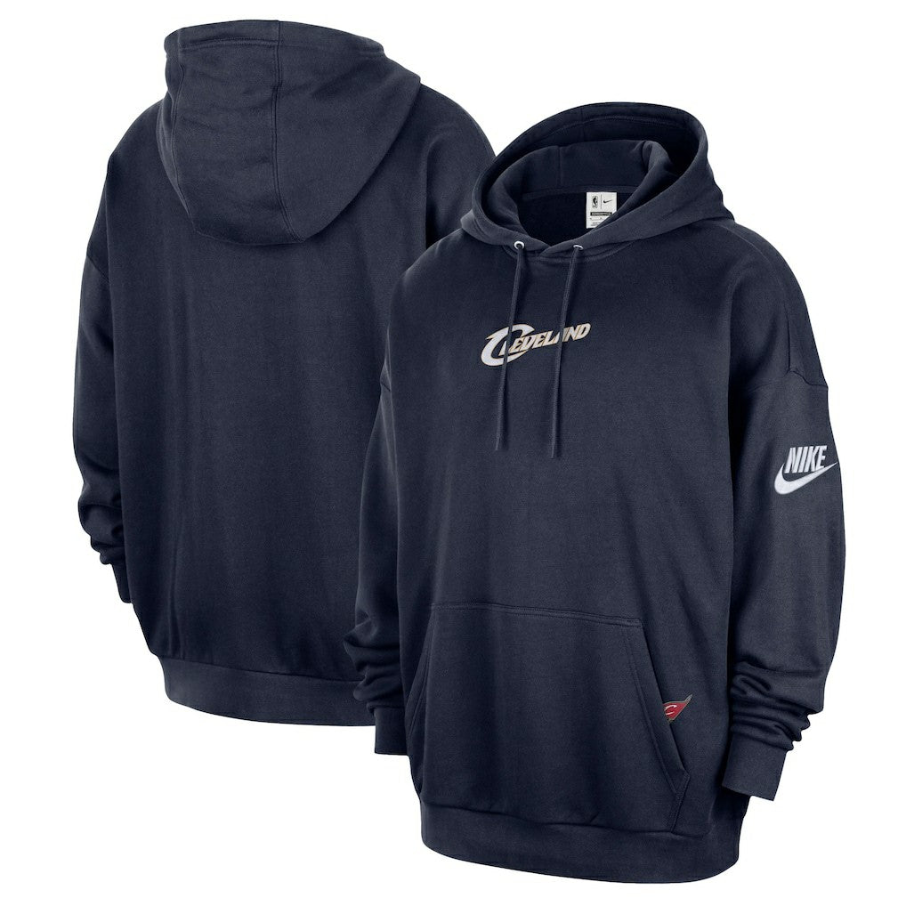 Nike - Cleveland Cavaliers Classic Edition Hardwood Classics Premium Club Heavyweight Fleece Hoodie - Navy