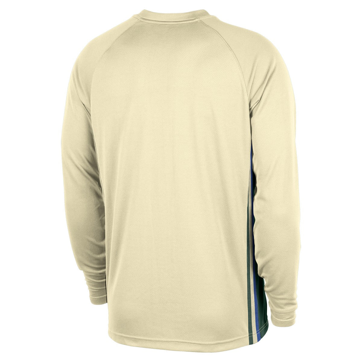 Nike - Milwaukee Bucks 2025/26 City Edition Authentic Pregame Dri-FIT Long Sleeve Shooting T-Shirt - Cream