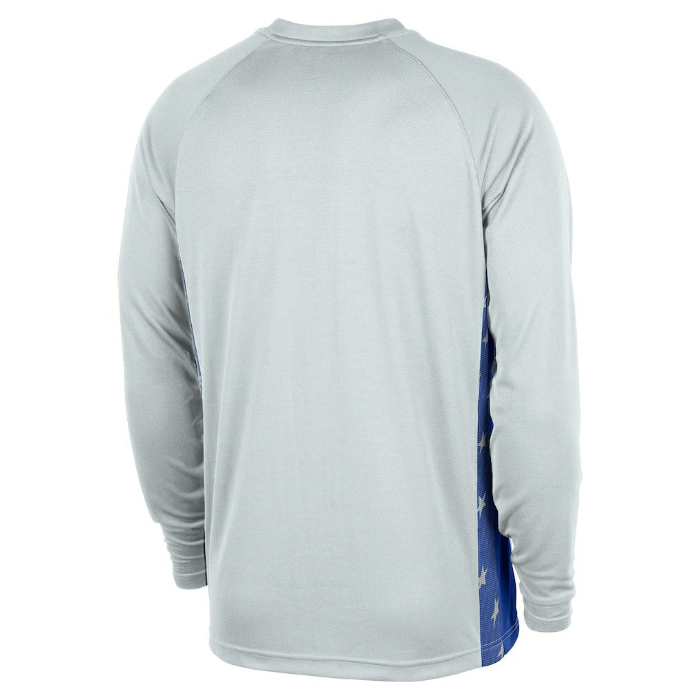 Nike - Orlando Magic 2025/26 City Edition Authentic Pregame Dri-FIT Long Sleeve Shooting T-Shirt - Silver