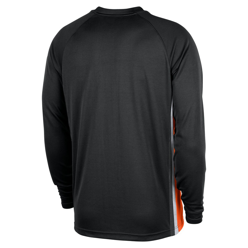 Nike - LA Clippers 2025/26 City Edition Authentic Pregame Dri-FIT Long Sleeve Shooting T-Shirt - Black