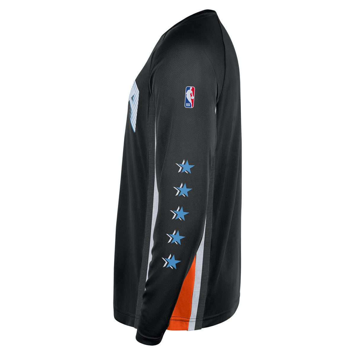 Nike - LA Clippers 2025/26 City Edition Authentic Pregame Dri-FIT Long Sleeve Shooting T-Shirt - Black