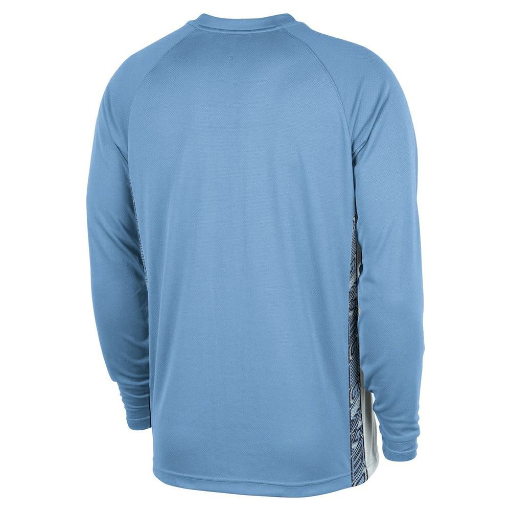 Nike - Memphis Grizzlies 2025/26 City Edition Authentic Pregame Dri-FIT Long Sleeve Shooting T-Shirt - Light Blue