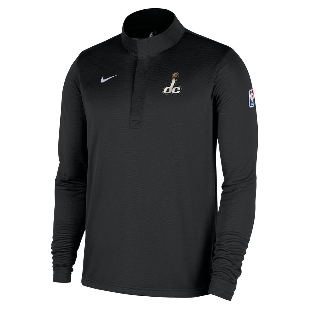 Nike - Washington Wizards 2025/26 City Edition Remix Authentic Coaches Dri-FIT Half-Zip Top - Black