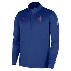 Nike - Houston Rockets 2025/26 City Edition Remix Authentic Coaches Dri-FIT Half-Zip Top - Blue