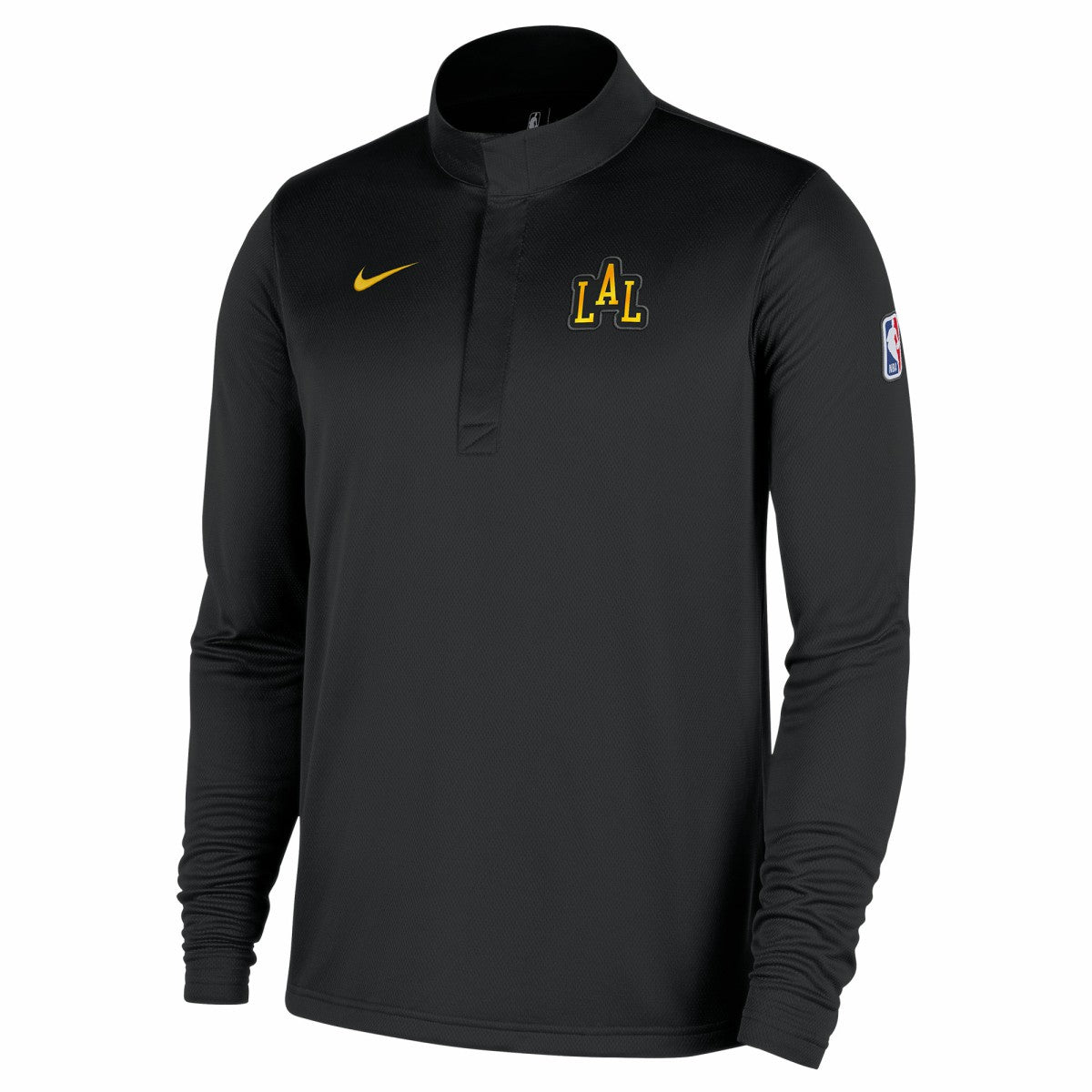 Nike - Los Angeles Lakers 2025/26 City Edition Remix Authentic Coaches Dri-FIT Half-Zip Pullover - Black