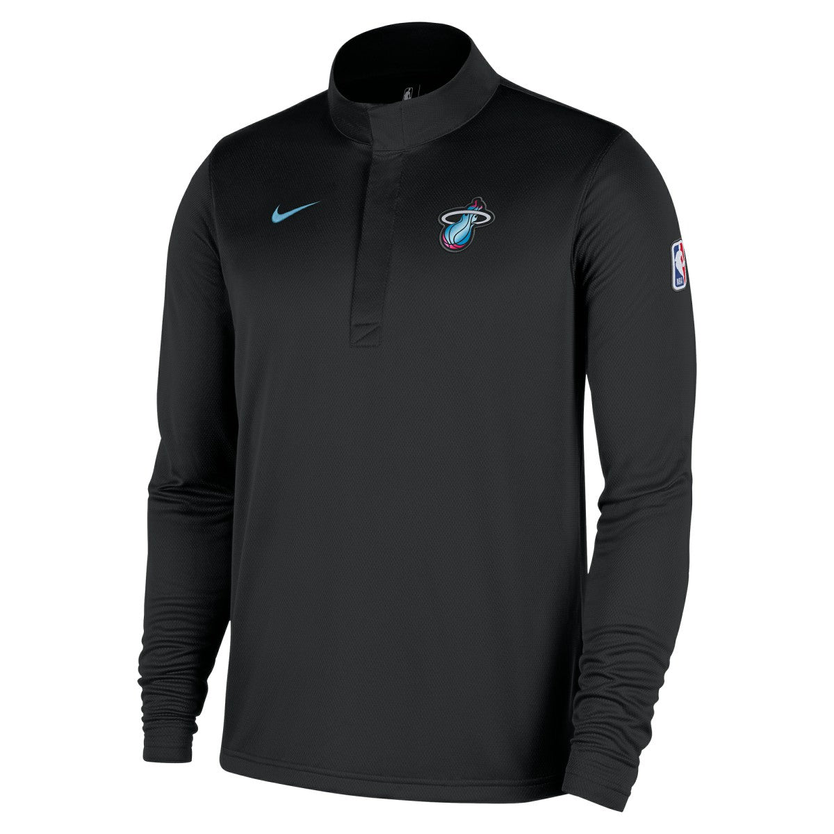 Nike - Miami Heat 2025/26 City Edition Remix Authentic Coaches Dri-FIT Half-Zip Top - Black