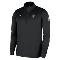 Nike - Brooklyn Nets 2025/26 City Edition Remix Authentic Coaches Dri-FIT Half-Zip Top - Black