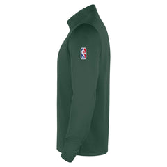 Nike - Milwaukee Bucks 2025/26 City Edition Remix Authentic Coaches Dri-FIT Half-Zip Top - Hunter Green