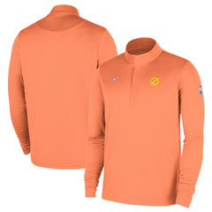 Nike - Cleveland Cavaliers 2025/26 City Edition Remix Authentic Coaches Dri-FIT Half-Zip Pullover - Orange