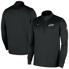 Nike - Phoenix Suns 2025/26 City Edition Remix Authentic Coaches Dri-FIT Half-Zip Top - Black