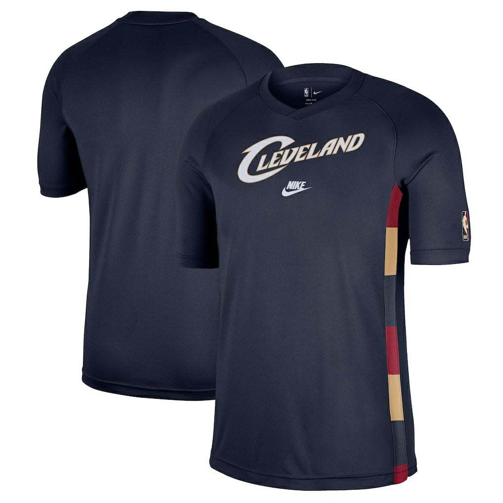 Nike - Cleveland Cavaliers Classic Edition Hardwood Classics Authentic Game Shooting T-Shirt - Navy