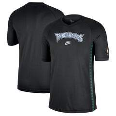 Nike - Minnesota Timberwolves Classic Edition Hardwood Classics Authentic Game Shooting T-Shirt - Black