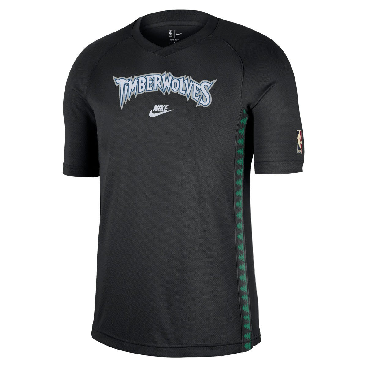 Nike - Minnesota Timberwolves Classic Edition Hardwood Classics Authentic Game Shooting T-Shirt - Black