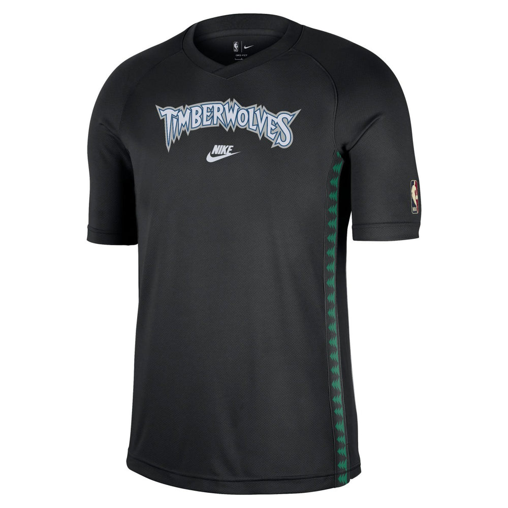 Nike - Minnesota Timberwolves Classic Edition Hardwood Classics Authentic Game Shooting T-Shirt - Black