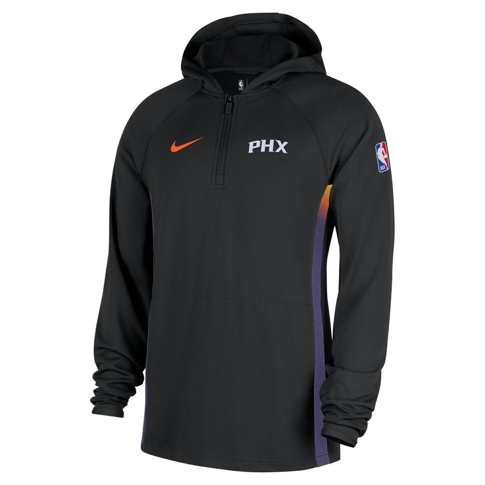 Nike - Phoenix Suns 2025/26 City Edition Remix Authentic On-Court Quarter-Zip Dri-FIT Hooded Jacket - Black