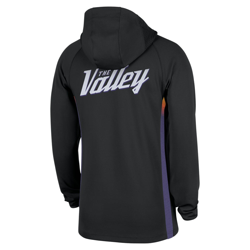 Nike - Phoenix Suns 2025/26 City Edition Remix Authentic On-Court Quarter-Zip Dri-FIT Hooded Jacket - Black