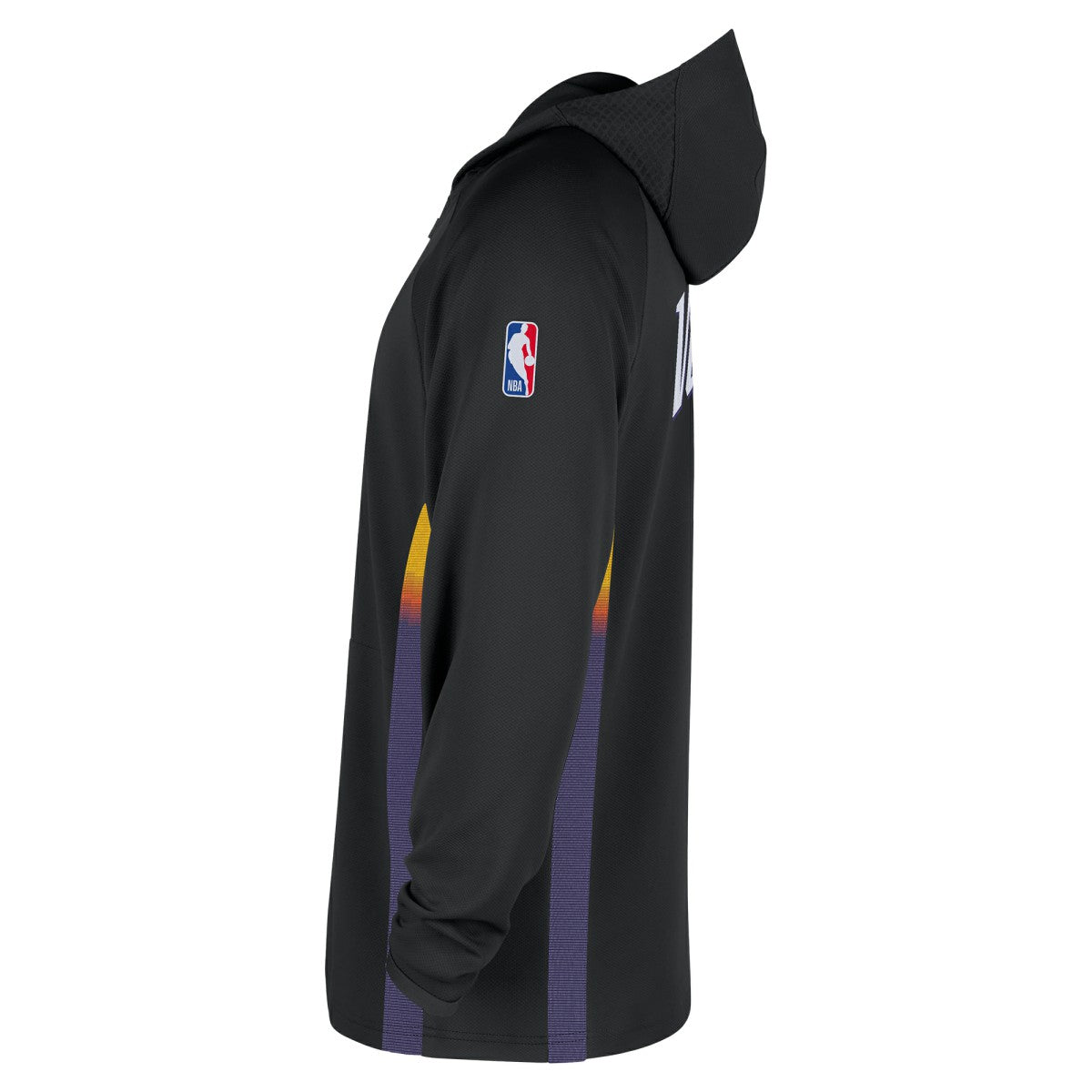 Nike - Phoenix Suns 2025/26 City Edition Remix Authentic On-Court Quarter-Zip Dri-FIT Hooded Jacket - Black
