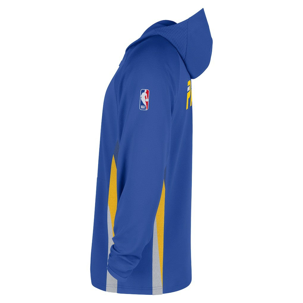 Nike - Indiana Pacers 2025/26 City Edition Remix Authentic On-Court Quarter-Zip Dri-FIT Hooded Jacket - Blue