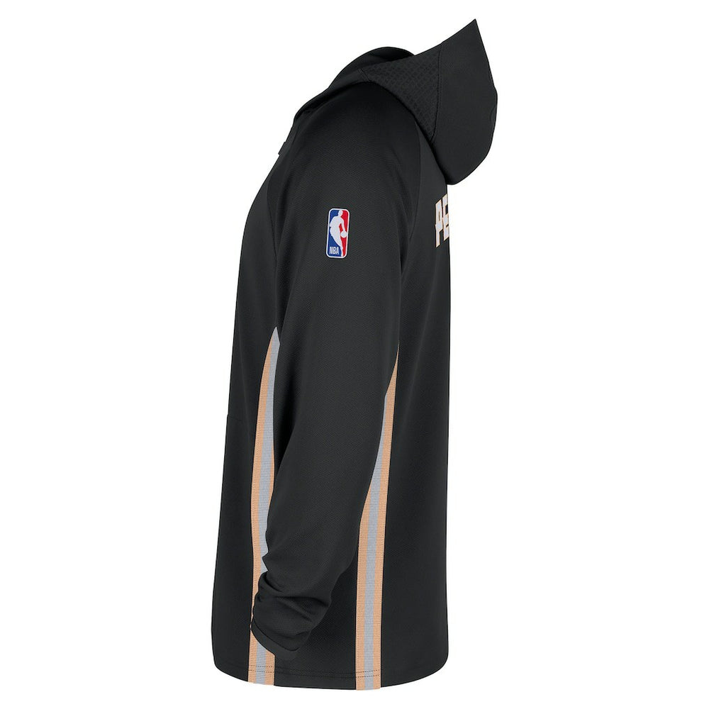 Nike - Atlanta Hawks 2025/26 City Edition Remix Authentic On-Court Quarter-Zip Dri-FIT Hooded Jacket - Black