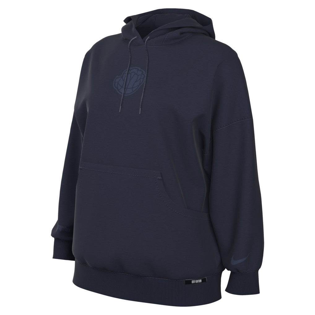Nike - Memphis Grizzlies Women's 2025/26 City Edition Remix Premium Fleece Hoodie - Navy