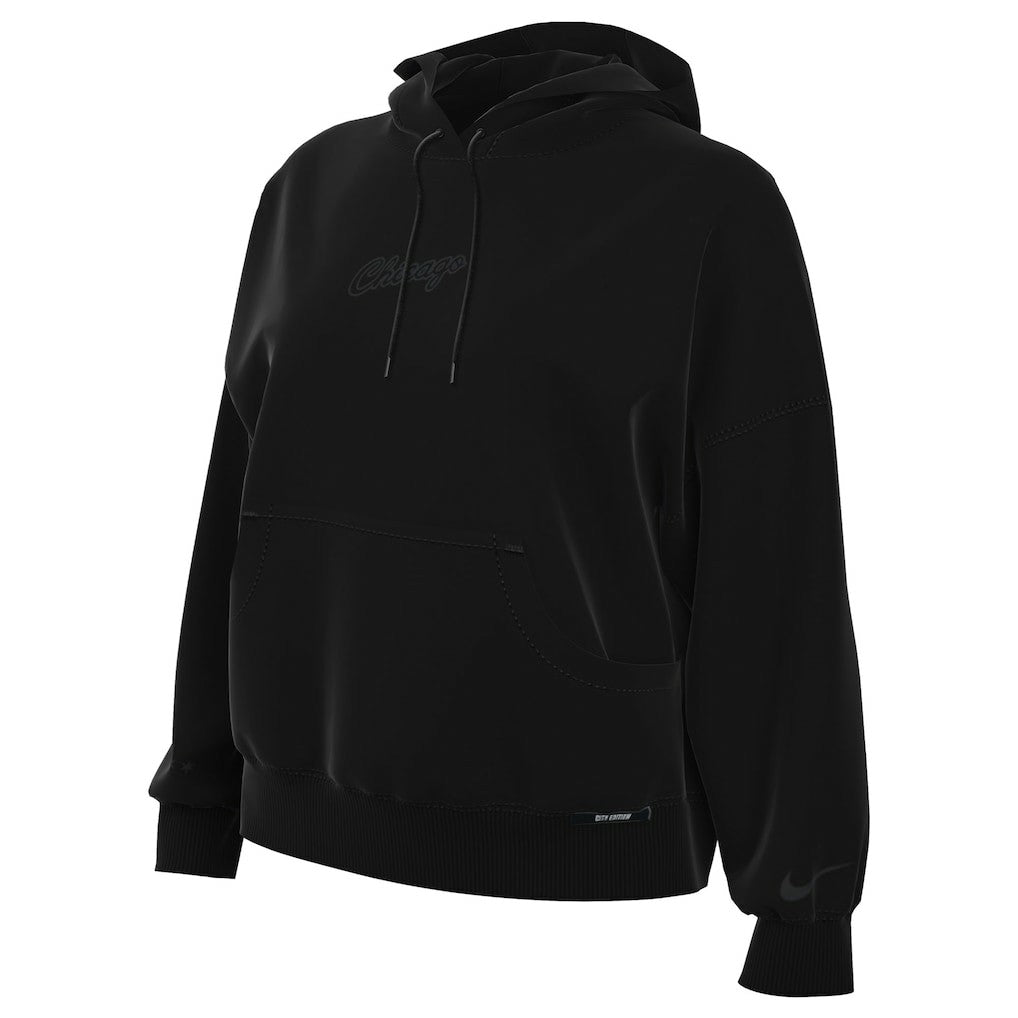 Nike - Chicago Bulls Women's 2025/26 City Edition Remix Premium Fleece Hoodie - Black