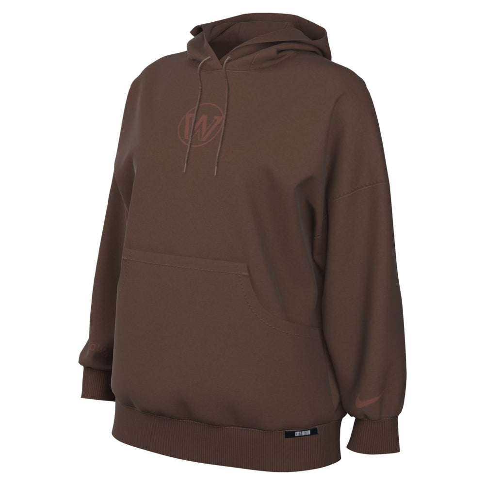 Nike - Golden State Warriors Women's 2025/26 City Edition Remix Premium Fleece Hoodie - Brown