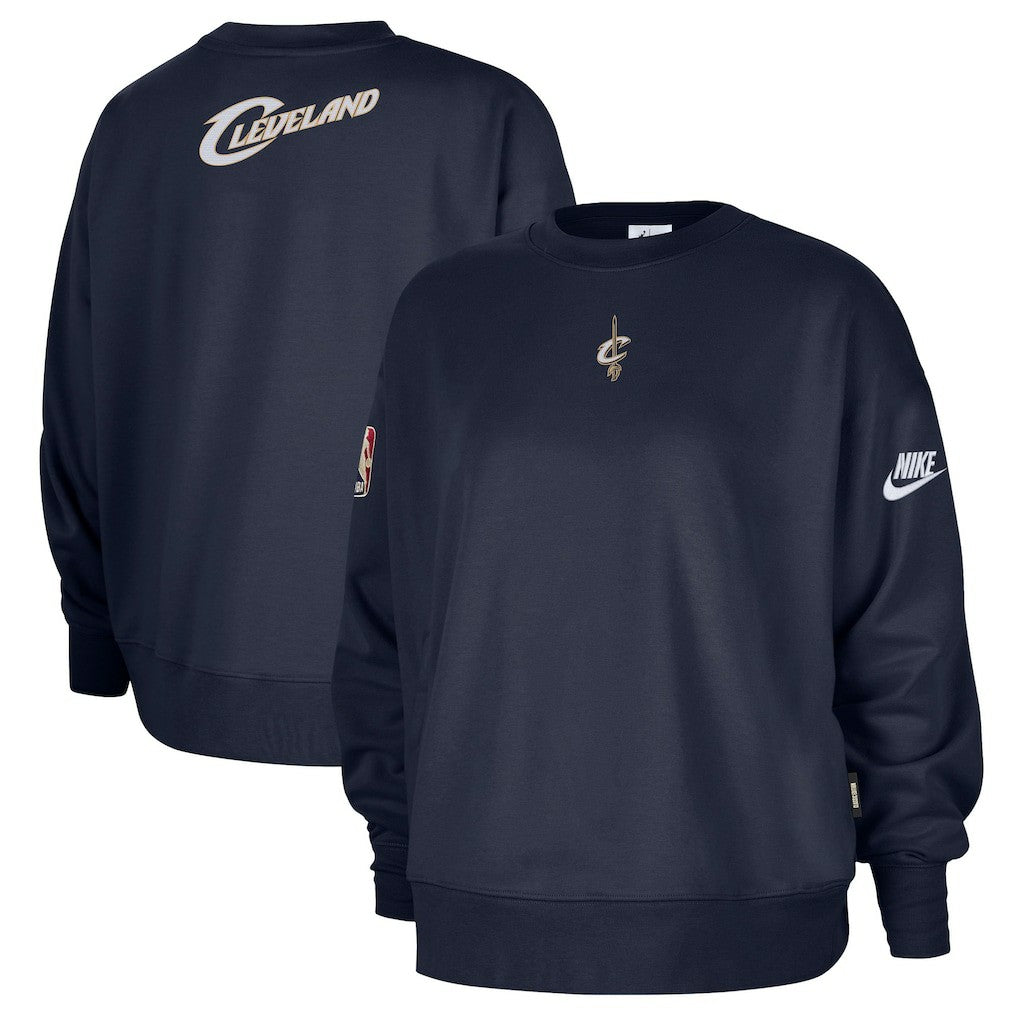Nike - Cleveland Cavaliers Women's Classic Edition Hardwood Classics Premium Phoenix Fleece Sweatshirt - Navy