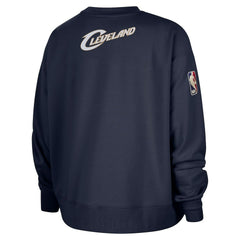 Nike - Cleveland Cavaliers Women's Classic Edition Hardwood Classics Premium Phoenix Fleece Sweatshirt - Navy