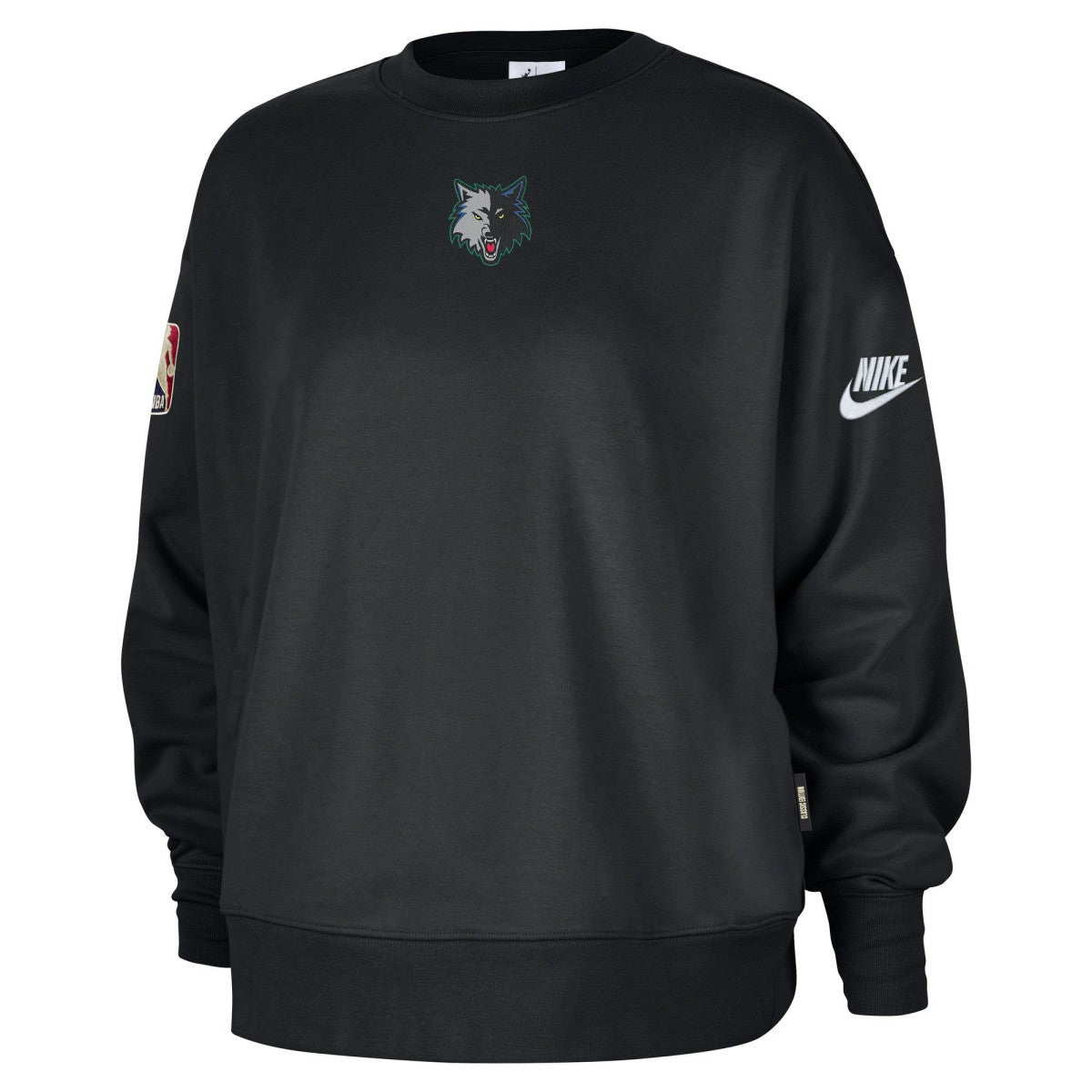 Nike - Minnesota Timberwolves Women's Classic Edition Hardwood Classics Premium Phoenix Fleece Sweatshirt - Black