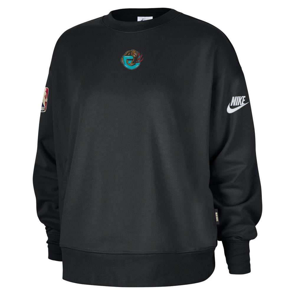 Nike - Memphis Grizzlies Women's Classic Edition Hardwood Classics Premium Phoenix Fleece Sweatshirt - Black