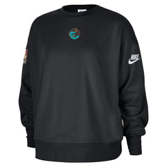 Nike - Memphis Grizzlies Women's Classic Edition Hardwood Classics Premium Phoenix Fleece Sweatshirt - Black