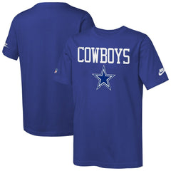 Dallas Cowboys Youth Sideline T-Shirt Navy - Nike