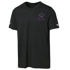 Dallas Cowboys Youth 2025 NFL Crucial Catch Tri-Blend Dri-FIT T-Shirt Black - Nike