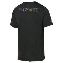 Dallas Cowboys Youth 2025 NFL Crucial Catch Tri-Blend Dri-FIT T-Shirt Black - Nike