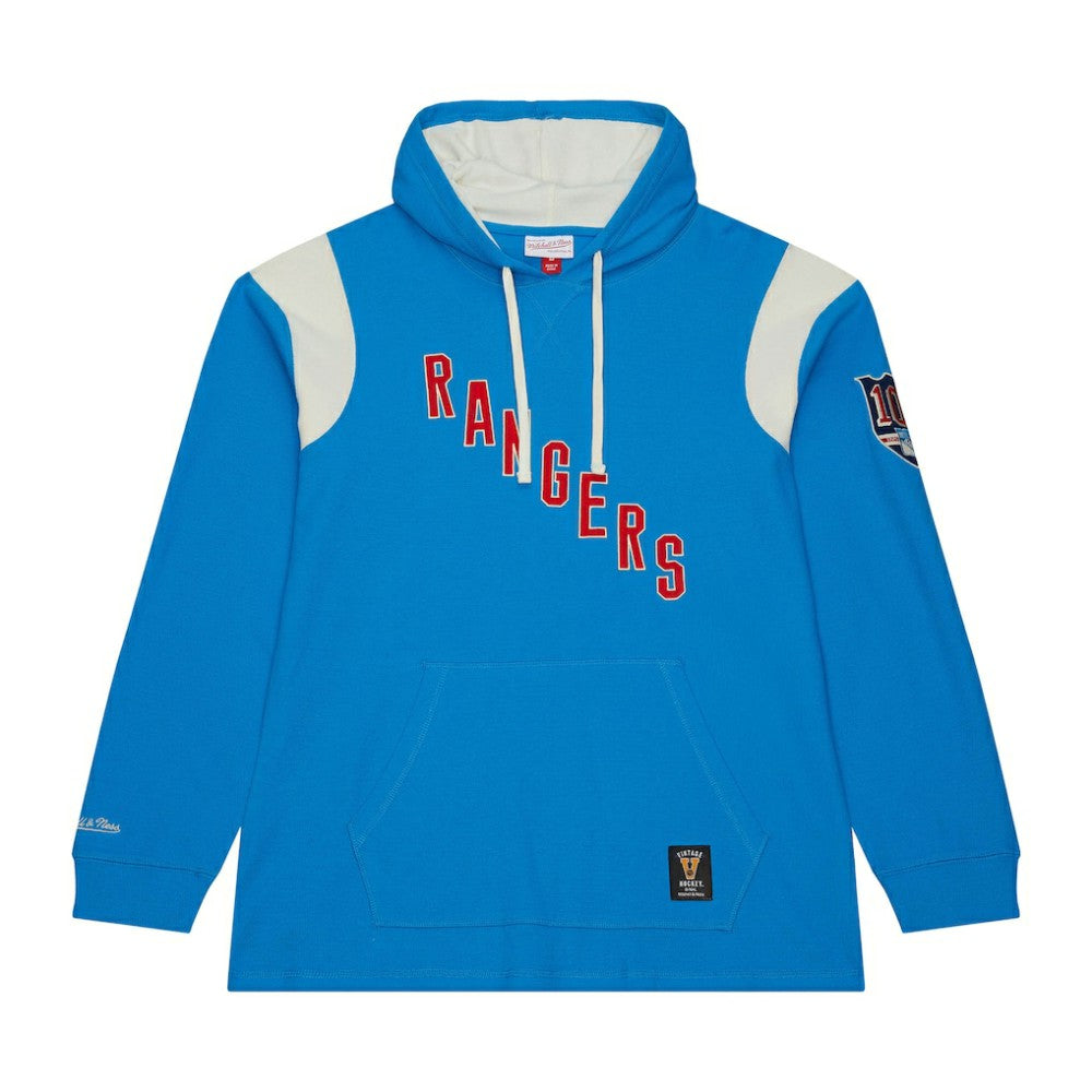 New York Rangers Centennial Lightweight Thermal Hoodie Blue/White