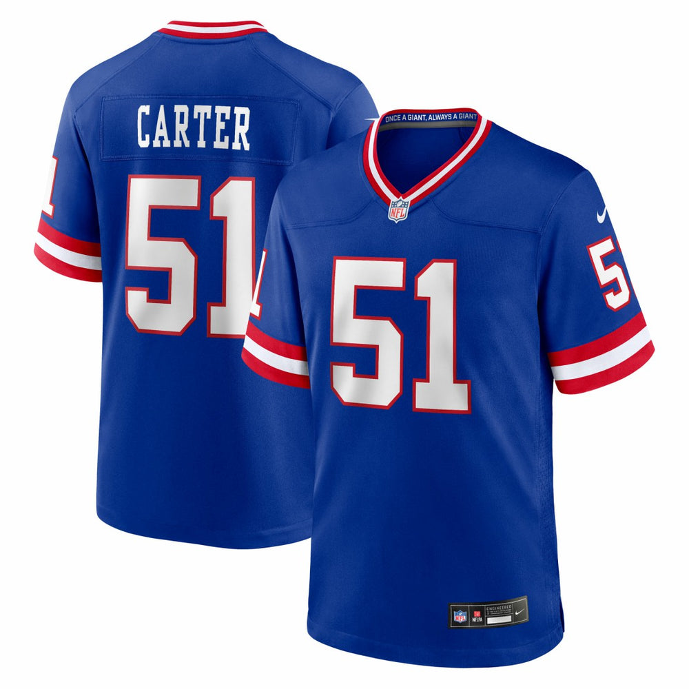 Abdul Carter New York Giants First Round Pick 2nd Alternate Game Jersey Royal - Nike