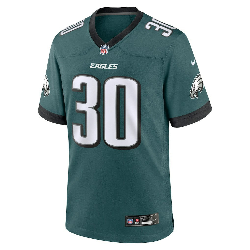Jihaad Campbell Philadelphia Eagles 2025 NFL Draft First Round Pick Game Jersey Green - Nike