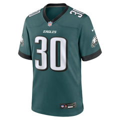 Jihaad Campbell Philadelphia Eagles 2025 NFL Draft First Round Pick Game Jersey Green - Nike