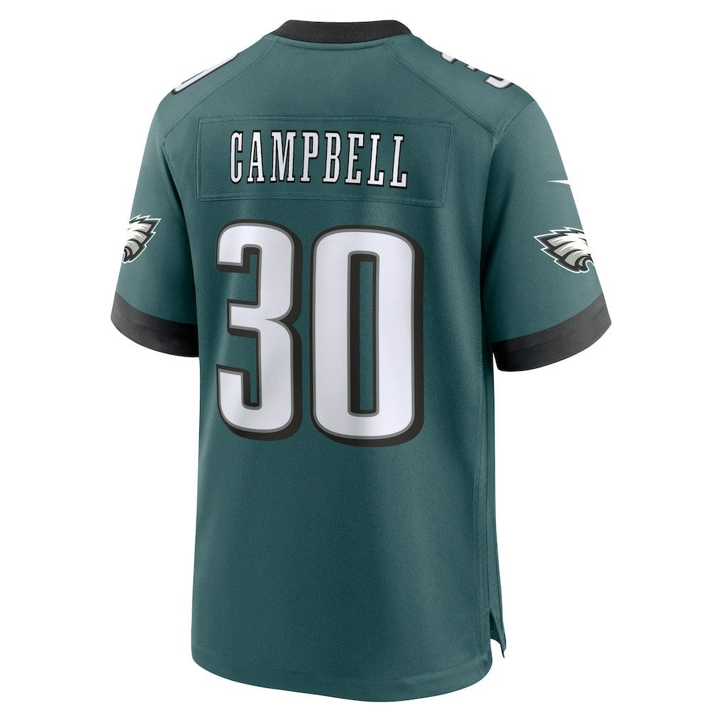 Jihaad Campbell Philadelphia Eagles 2025 NFL Draft First Round Pick Game Jersey Green - Nike